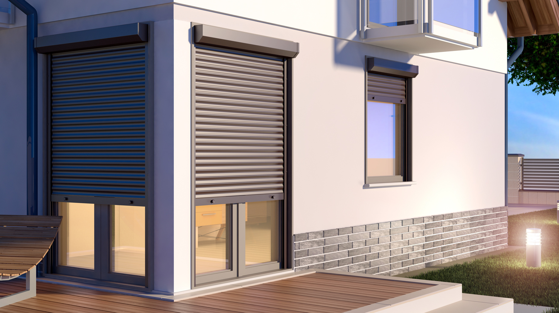 Window roller illustration - house 9